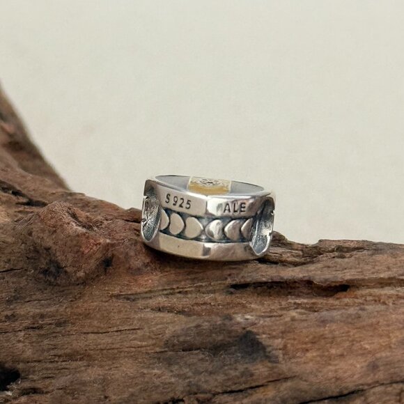 Pandora Pittsburgh Exclusive Heart Bead S925 Silver Charm - Picture 2 of 3